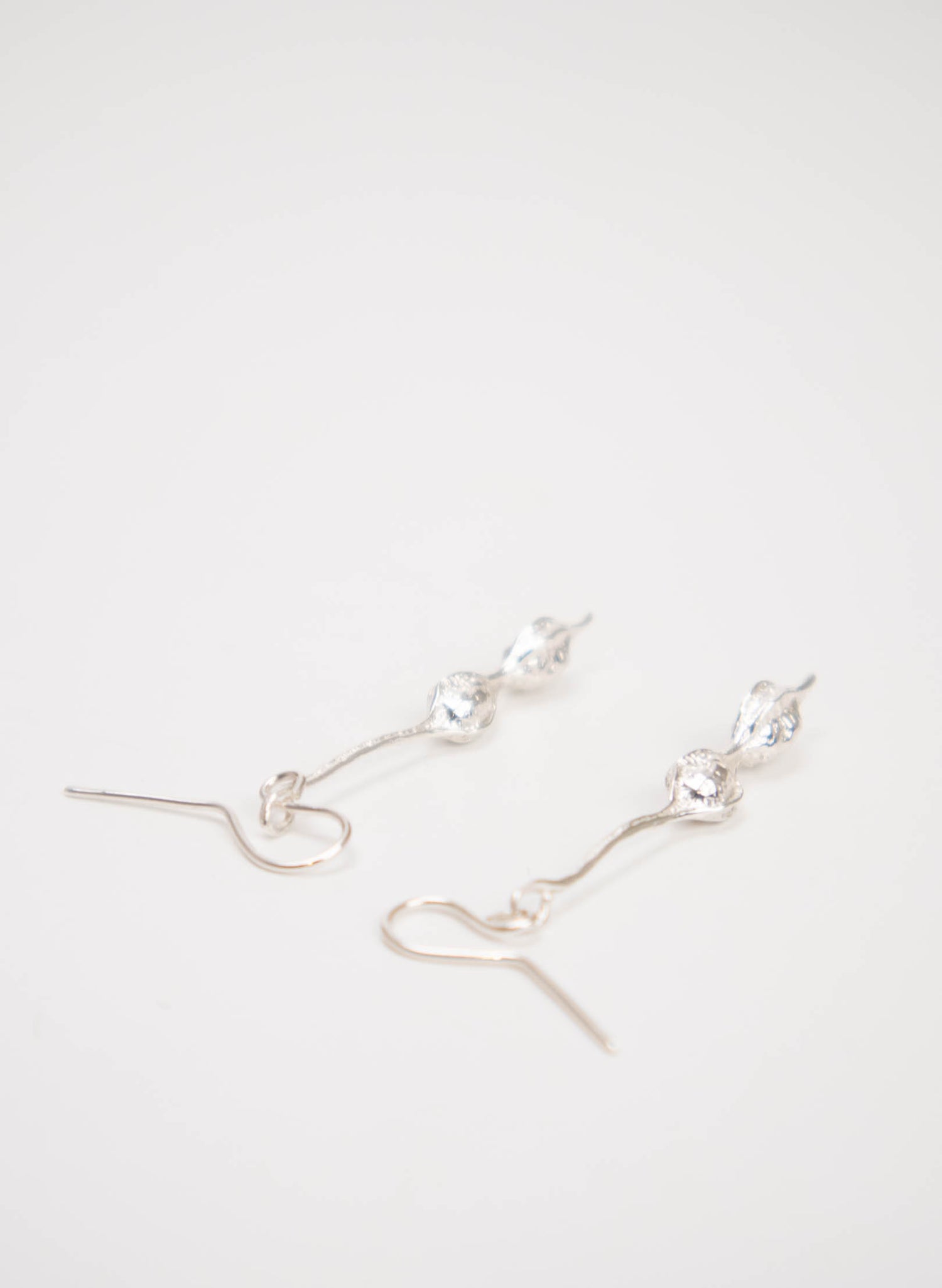 Kōwhai Drop Earrings - Sterling Silver