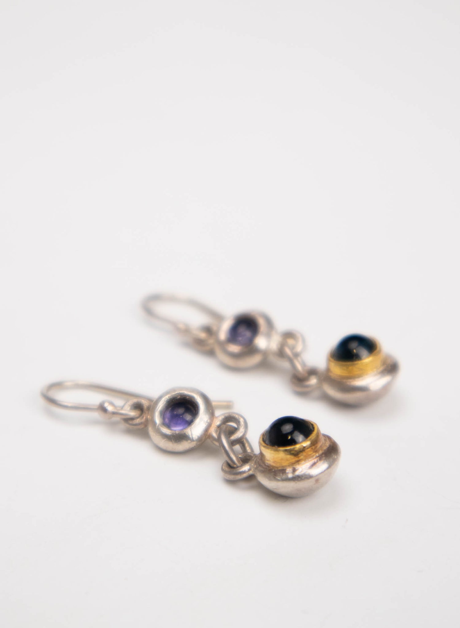 Double Ingot Drop Earrings