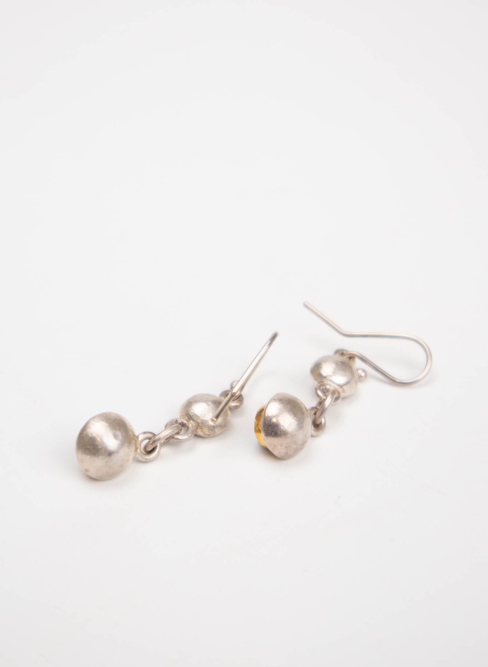 Double Ingot Drop Earrings