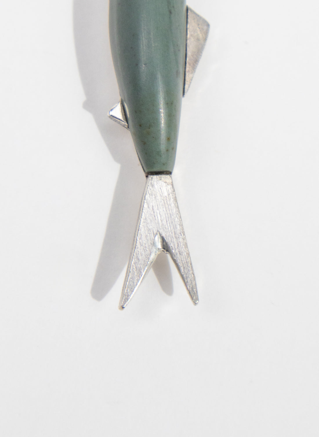 Fish Brooch with 9ct Gold Eye