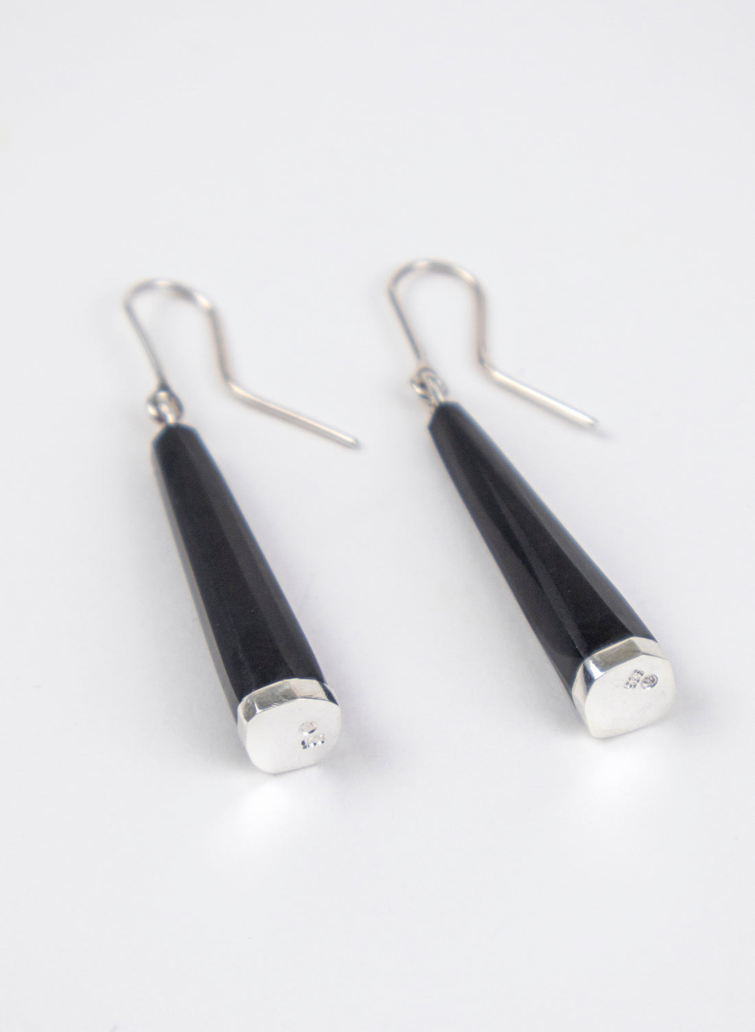 Huia Earrings - Basalt