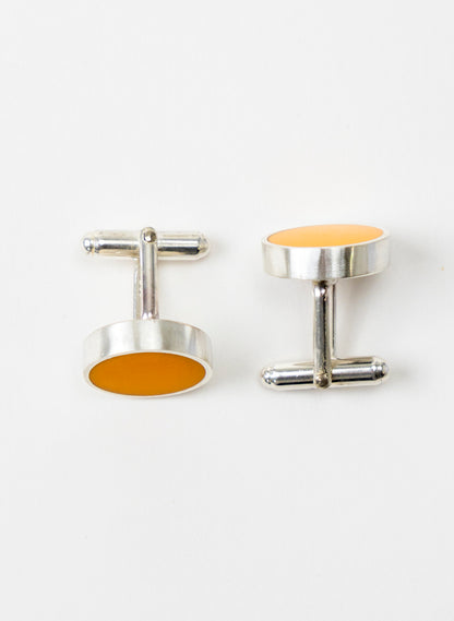 Orange Cufflinks