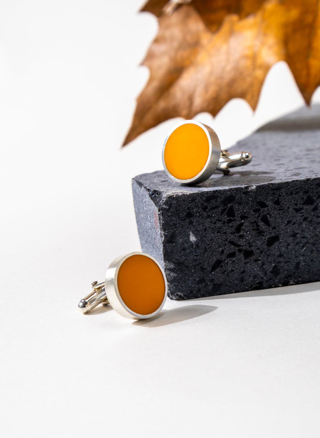 Orange Cufflinks