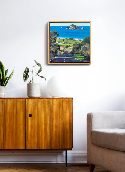 Arriving at Matauri Bay - Original Painting