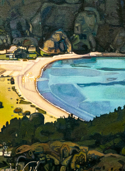 Summertime - Framed Canvas Print