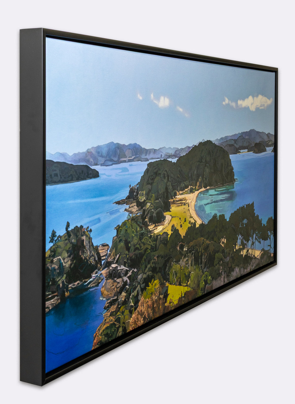 Summertime - Framed Canvas Print