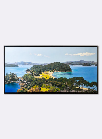 Summertime - Framed Canvas Print