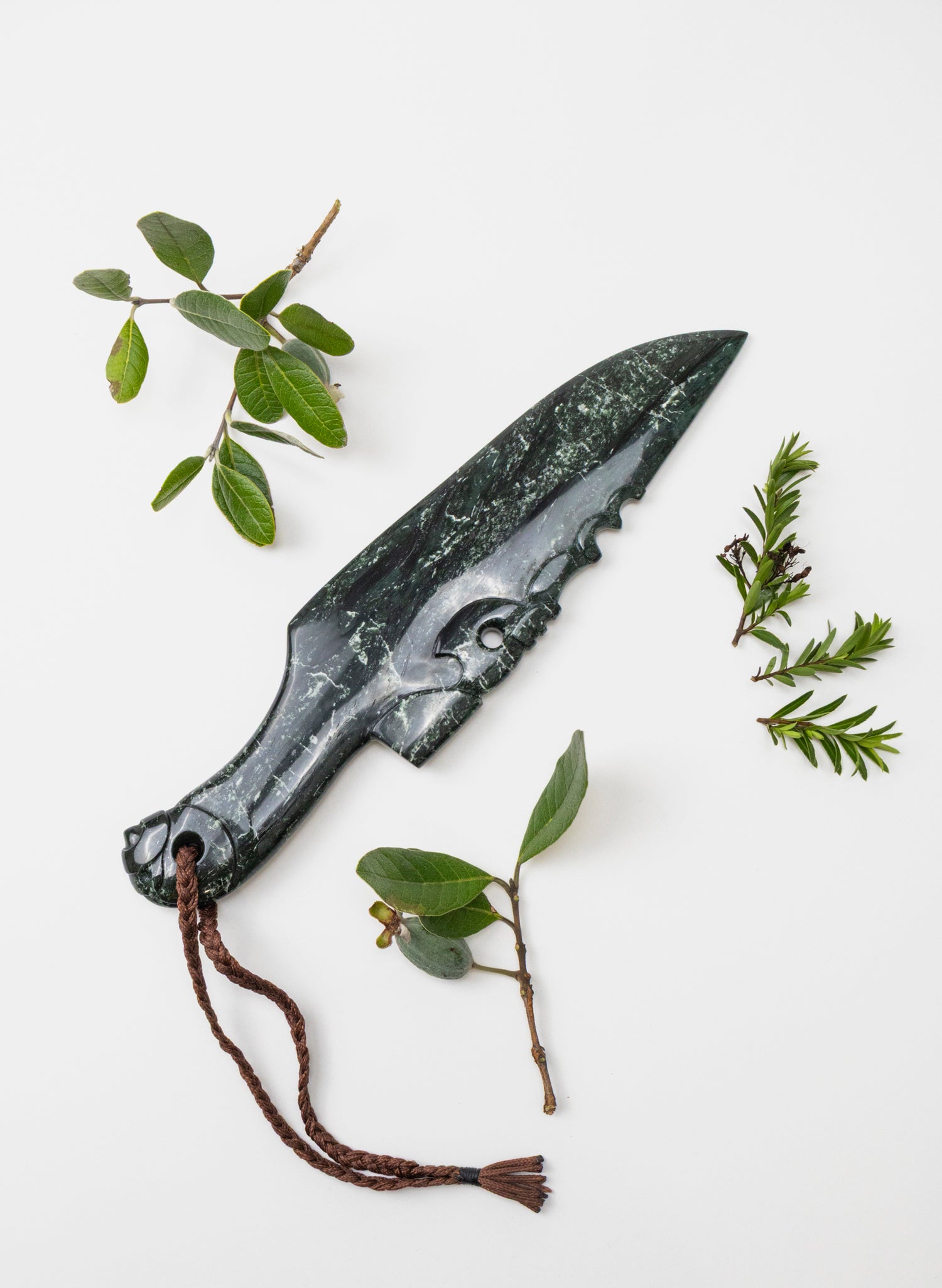Pounamu Display Knife on Stand