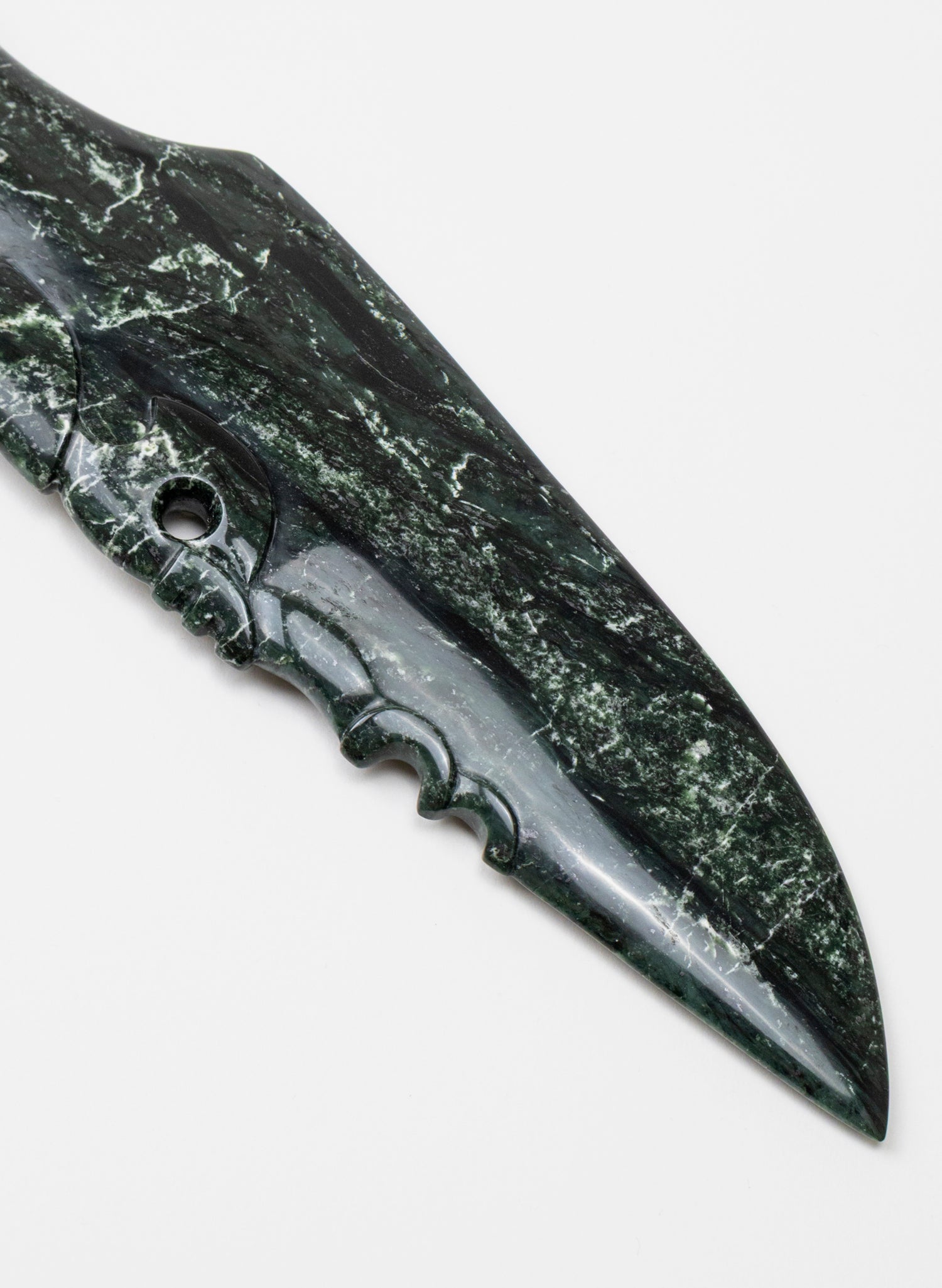 Pounamu Display Knife on Stand
