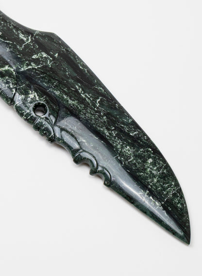 Pounamu Display Knife on Stand
