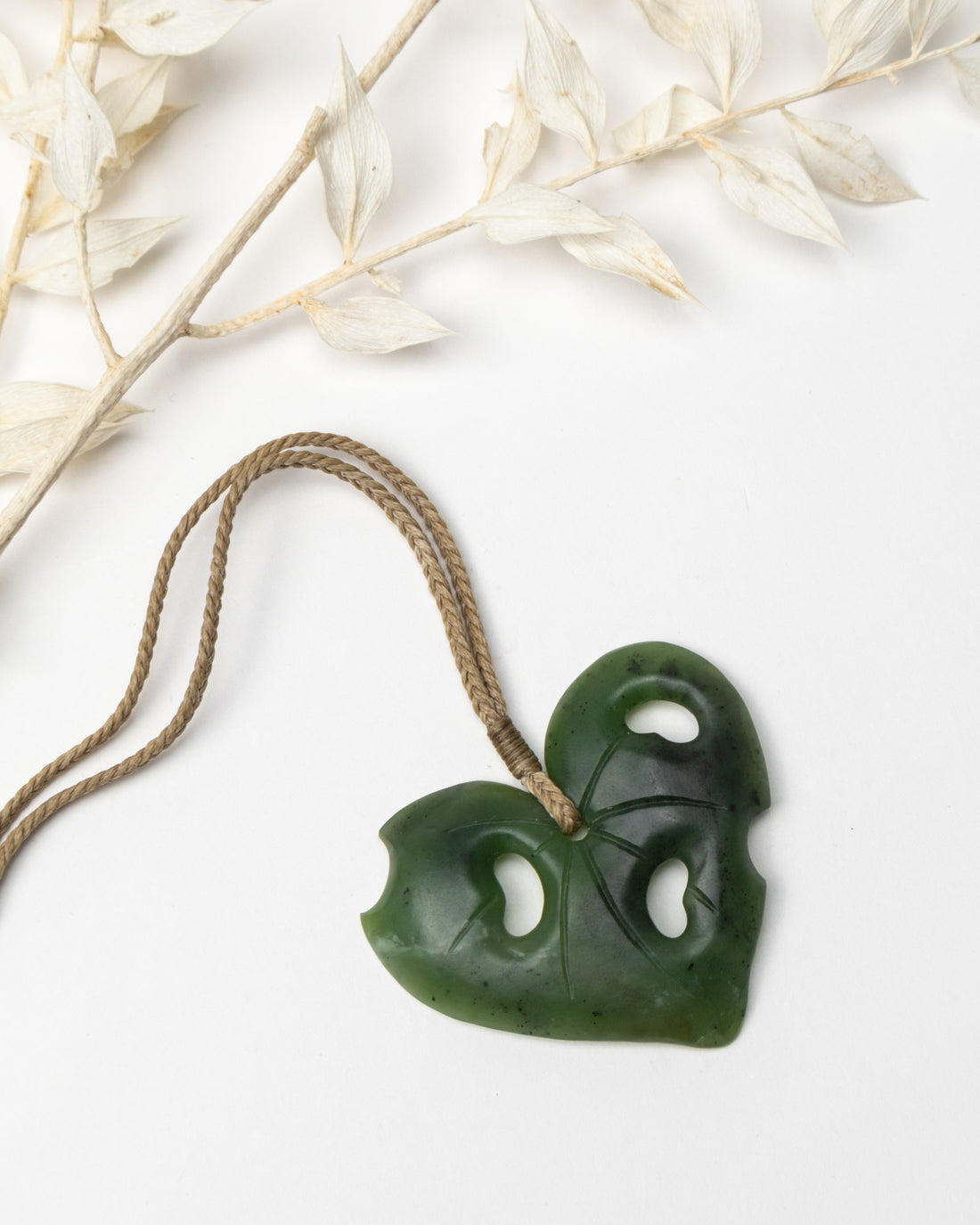 Pounamu Kawakawa Necklace