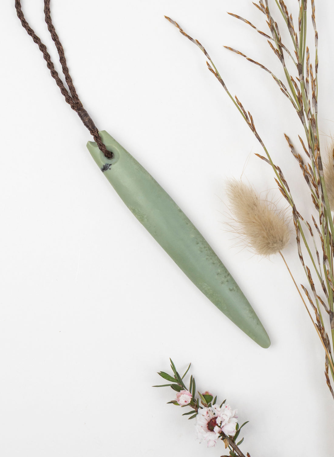 Pounamu Whakakai Piko Necklace