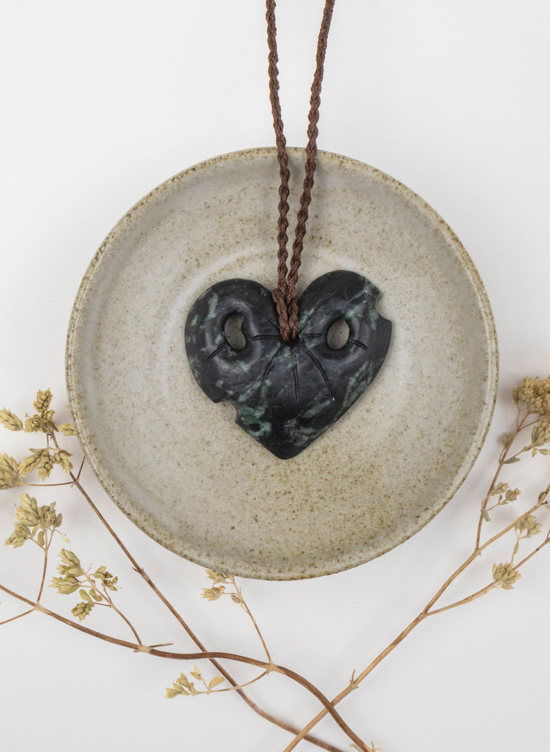 Pounamu Kawakawa Necklace