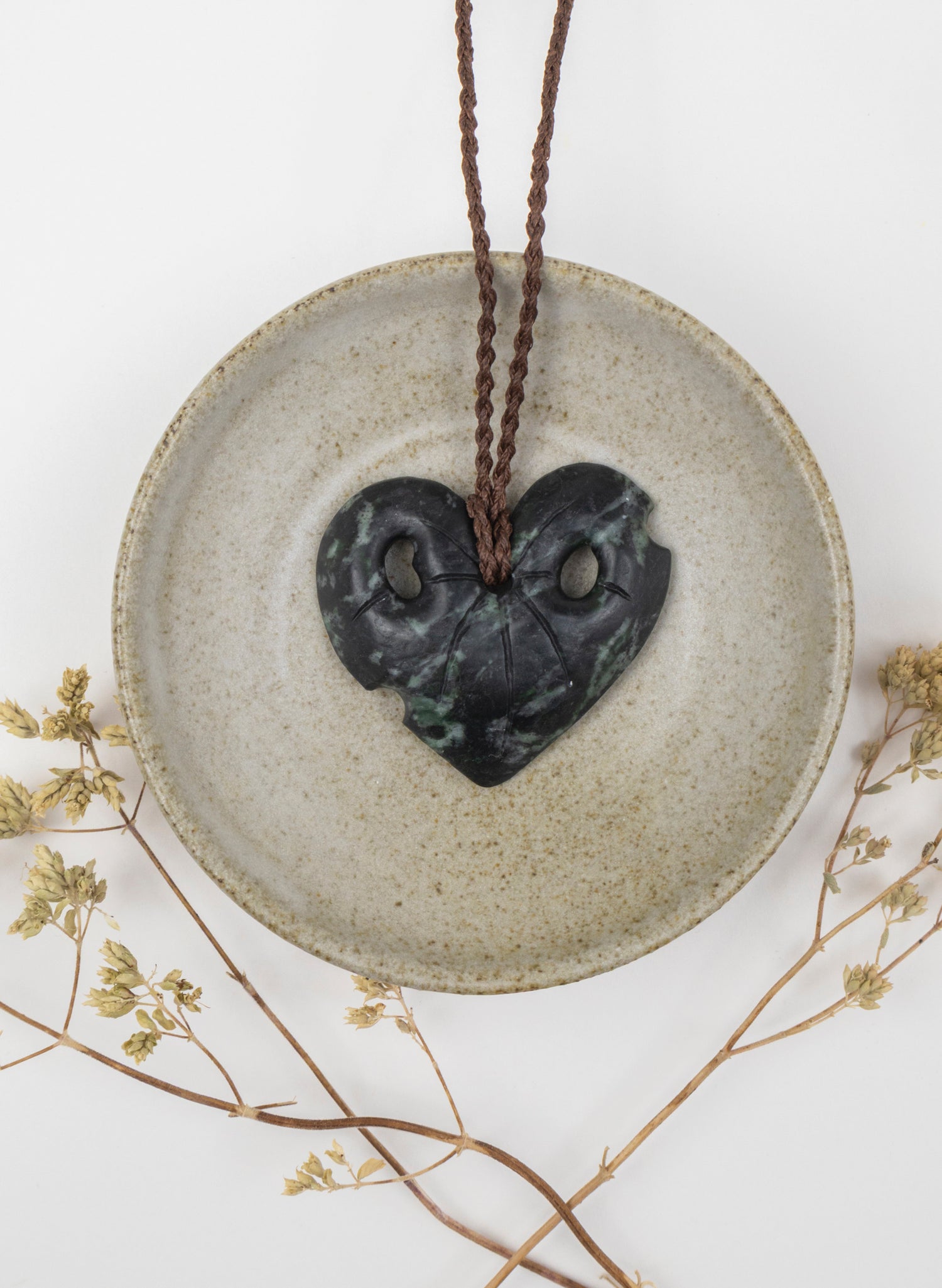 Pounamu Kawakawa Necklace