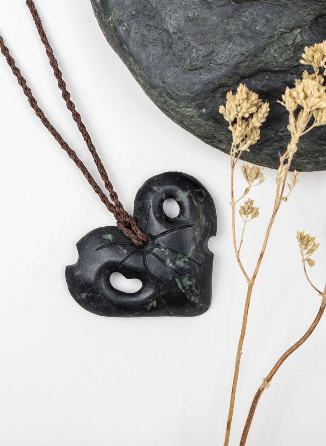 Pounamu Kawakawa Necklace