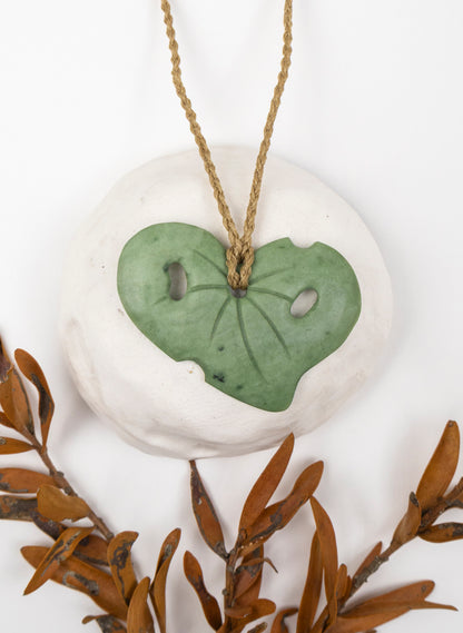 Pounamu Kawakawa Necklace