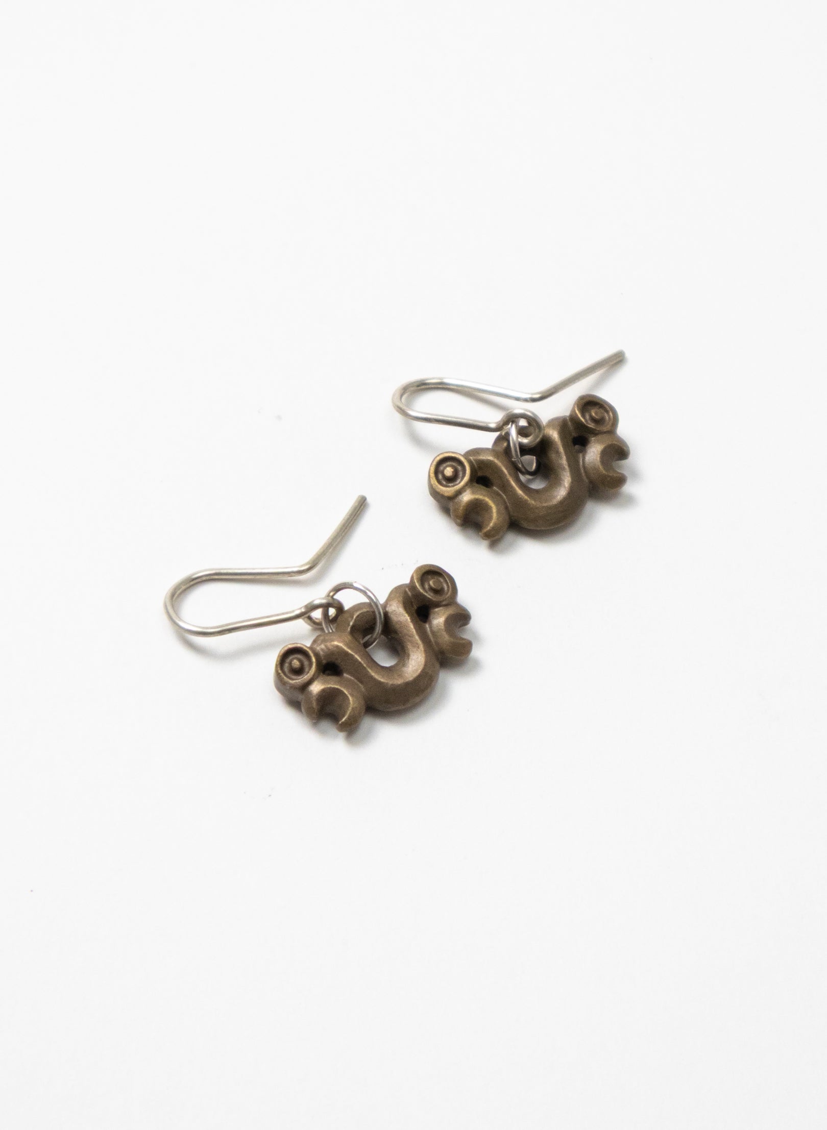 Bronze Pekapeka Earrings