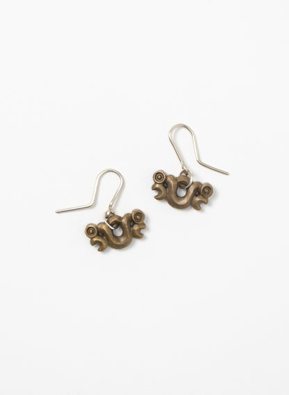 Bronze Pekapeka Earrings