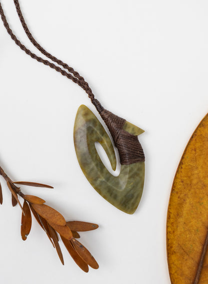 Golden Pounamu Matau