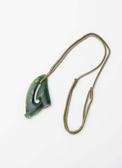 Pounamu Matau with Golden Eye