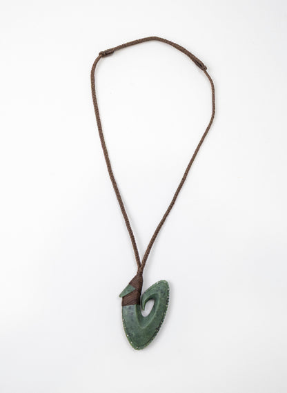 Notched Pounamu Hei Matau