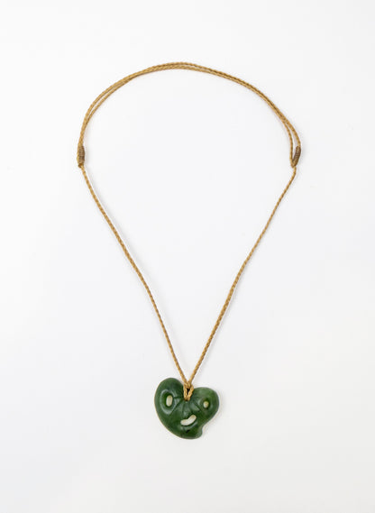 Pounamu Kawakawa Leaf