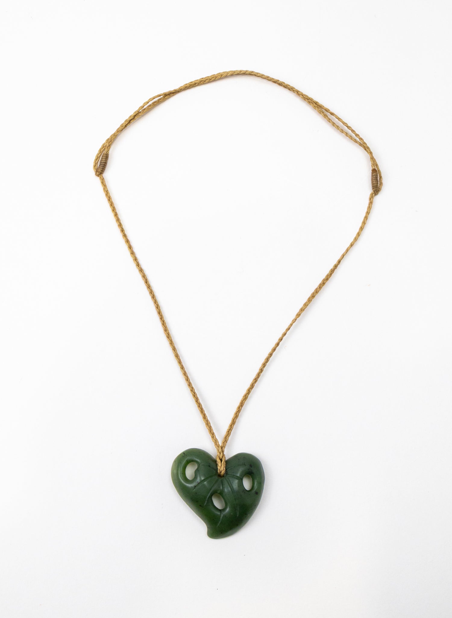 Pounamu Kawakawa Leaf