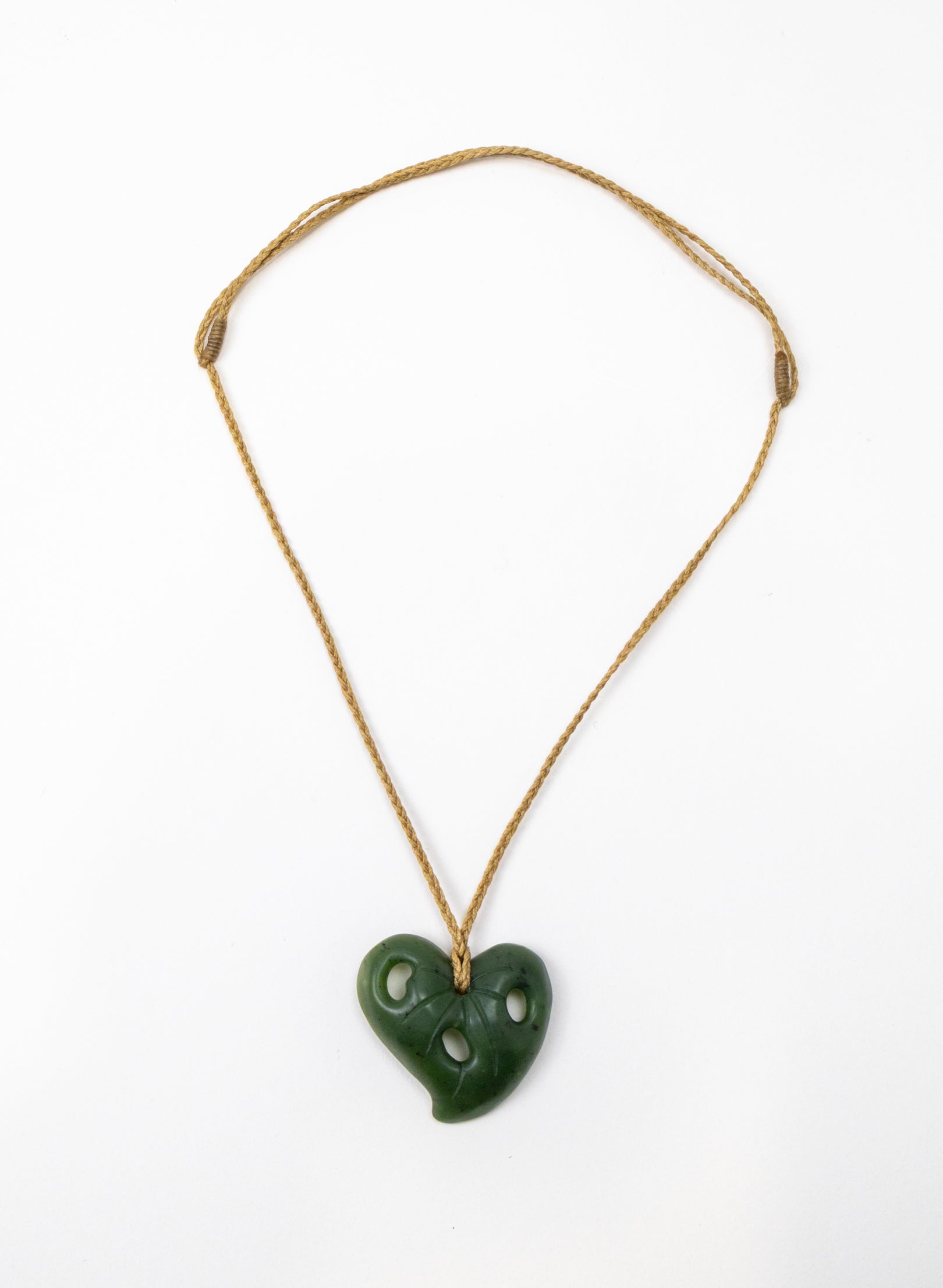 Pounamu Kawakawa Leaf