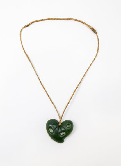 Pounamu Kawakawa Leaf