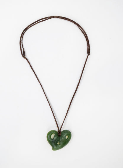 Pounamu Kawakawa Leaf