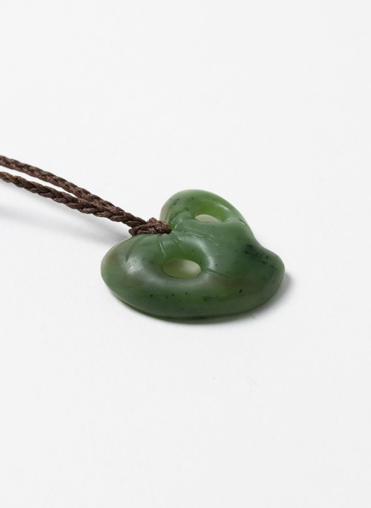 Small Pounamu Kawakawa Leaf