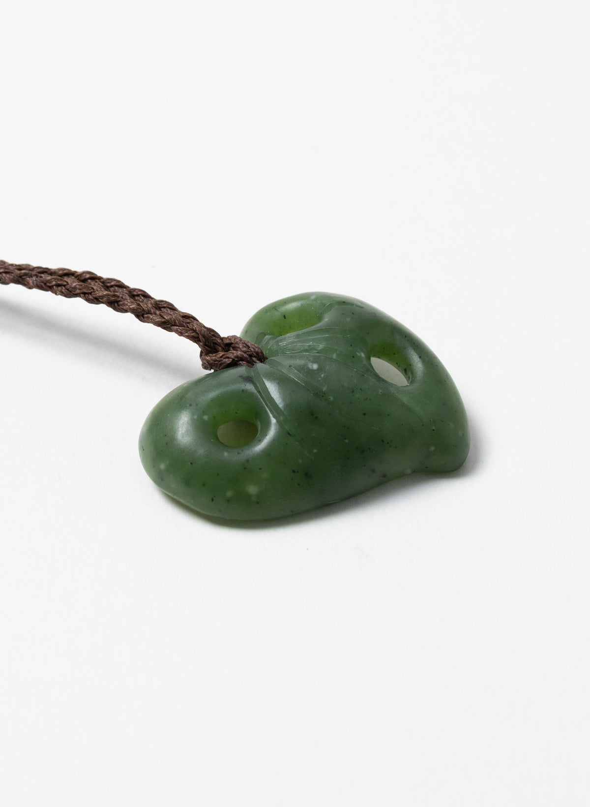 Pounamu Kawakawa Leaf
