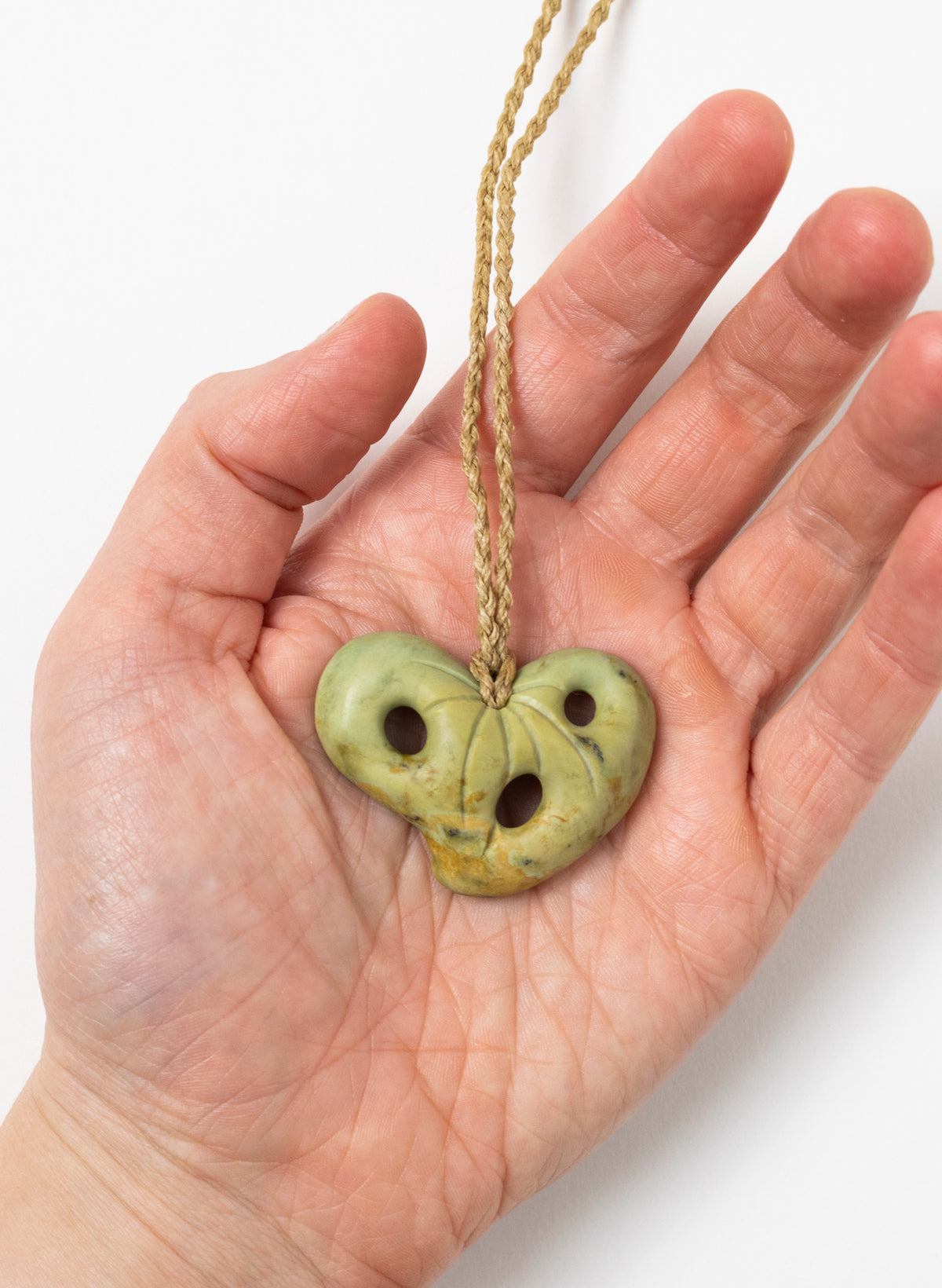 Pounamu Kawakawa Leaf