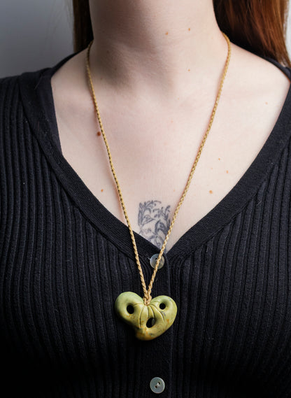 Pounamu Kawakawa Leaf