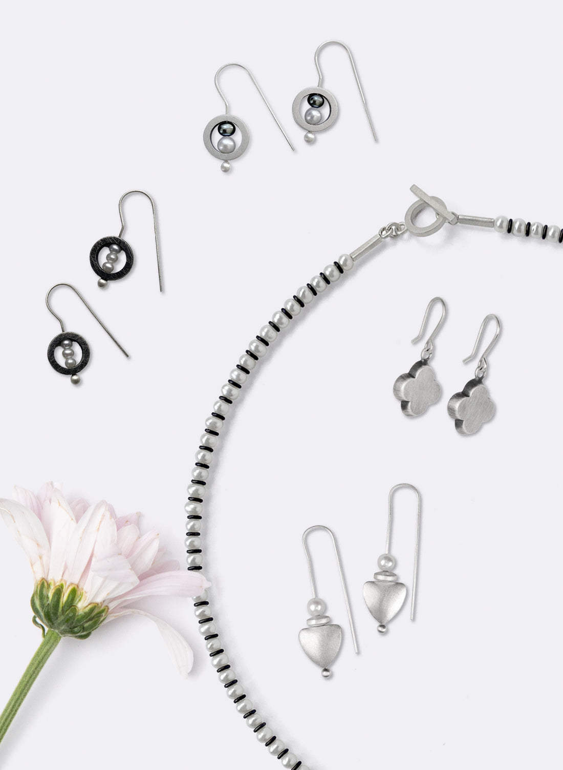 Bridge Between Light &amp; Dark  - Earrings