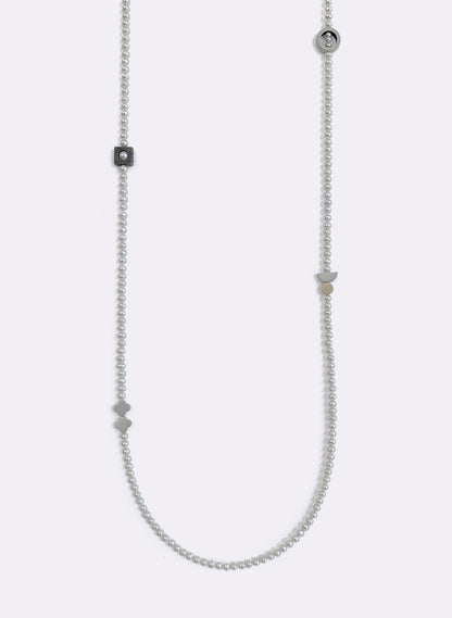 Still Point White - Necklace