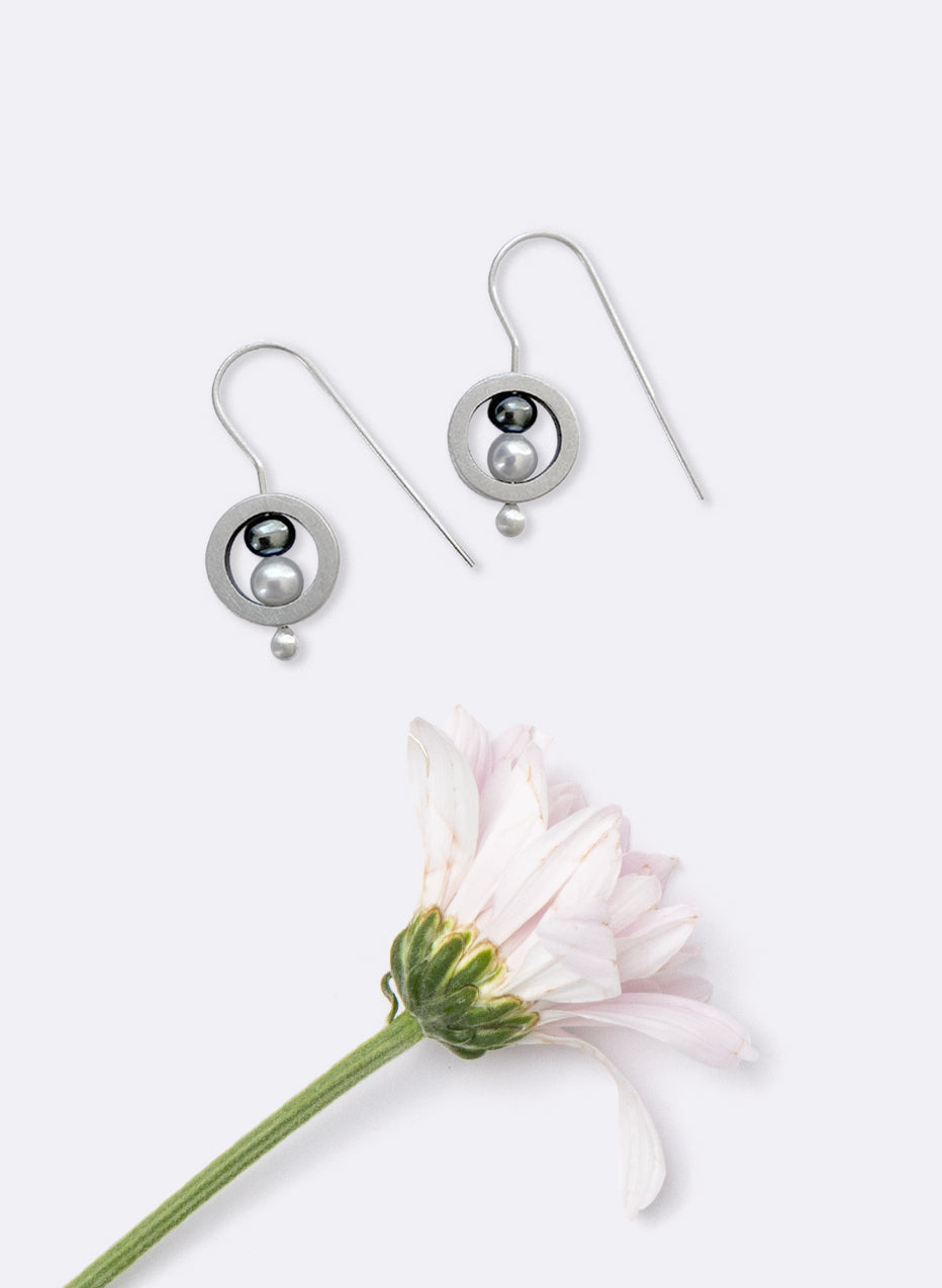 Bridge Between Light &amp; Dark  - Earrings