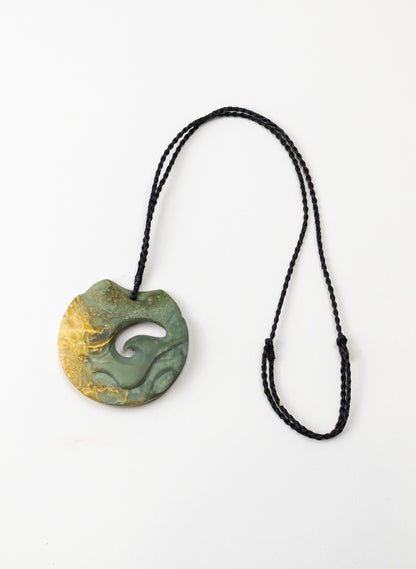 Carved Pounamu Porohita Necklace