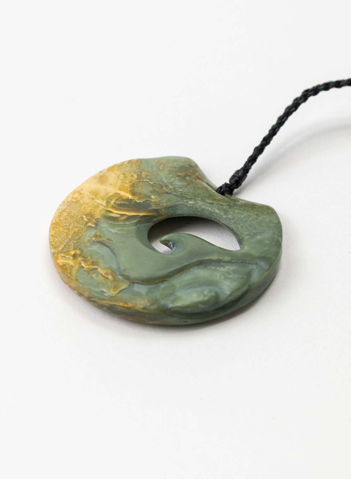 Carved Pounamu Porohita Necklace
