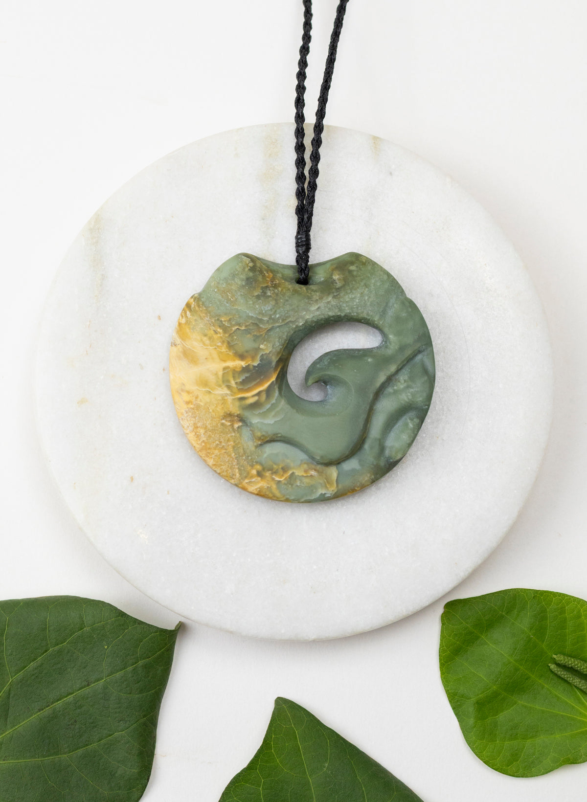 Carved Pounamu Porohita Necklace