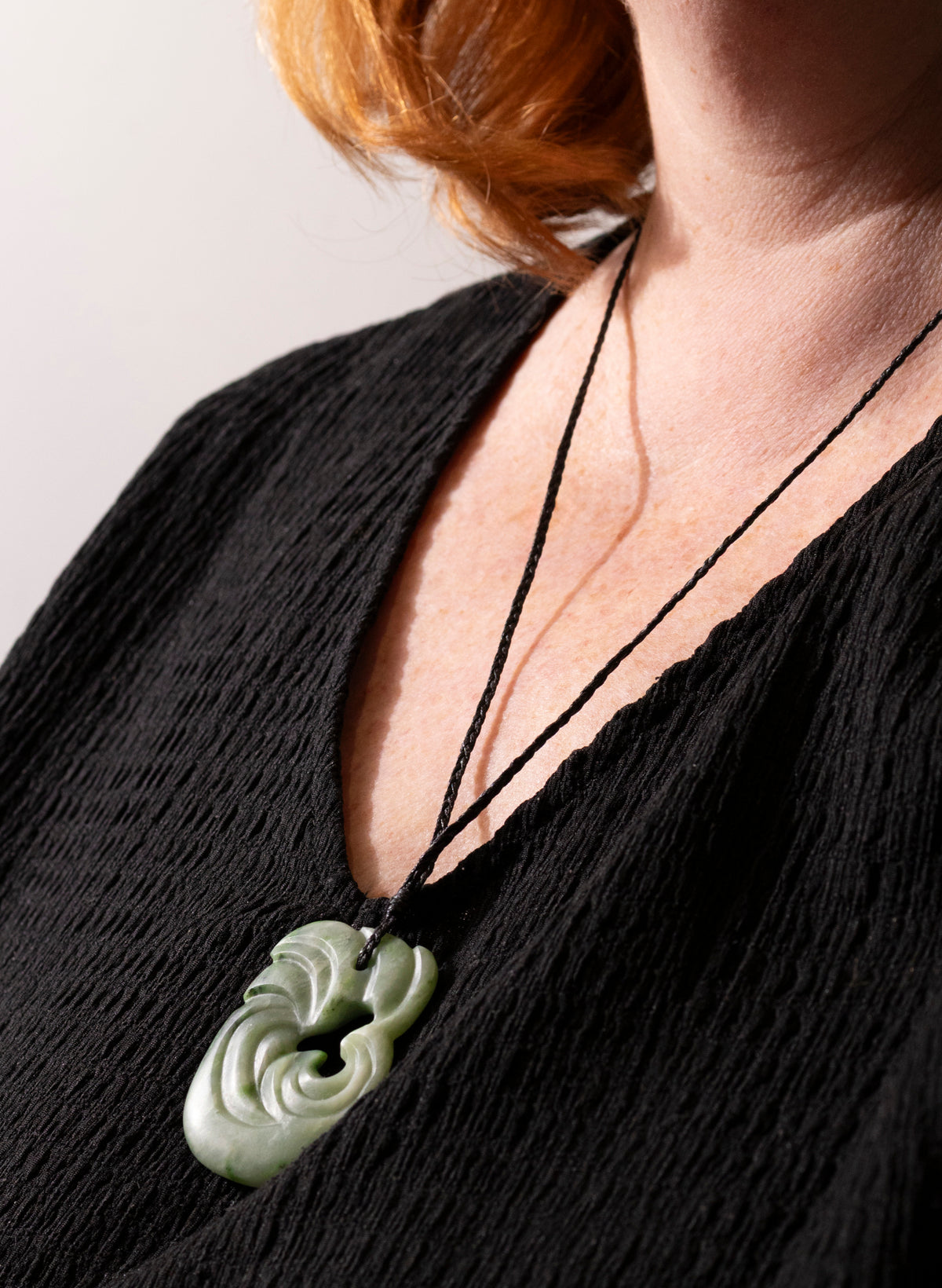 Sculptured Pounamu Pendant