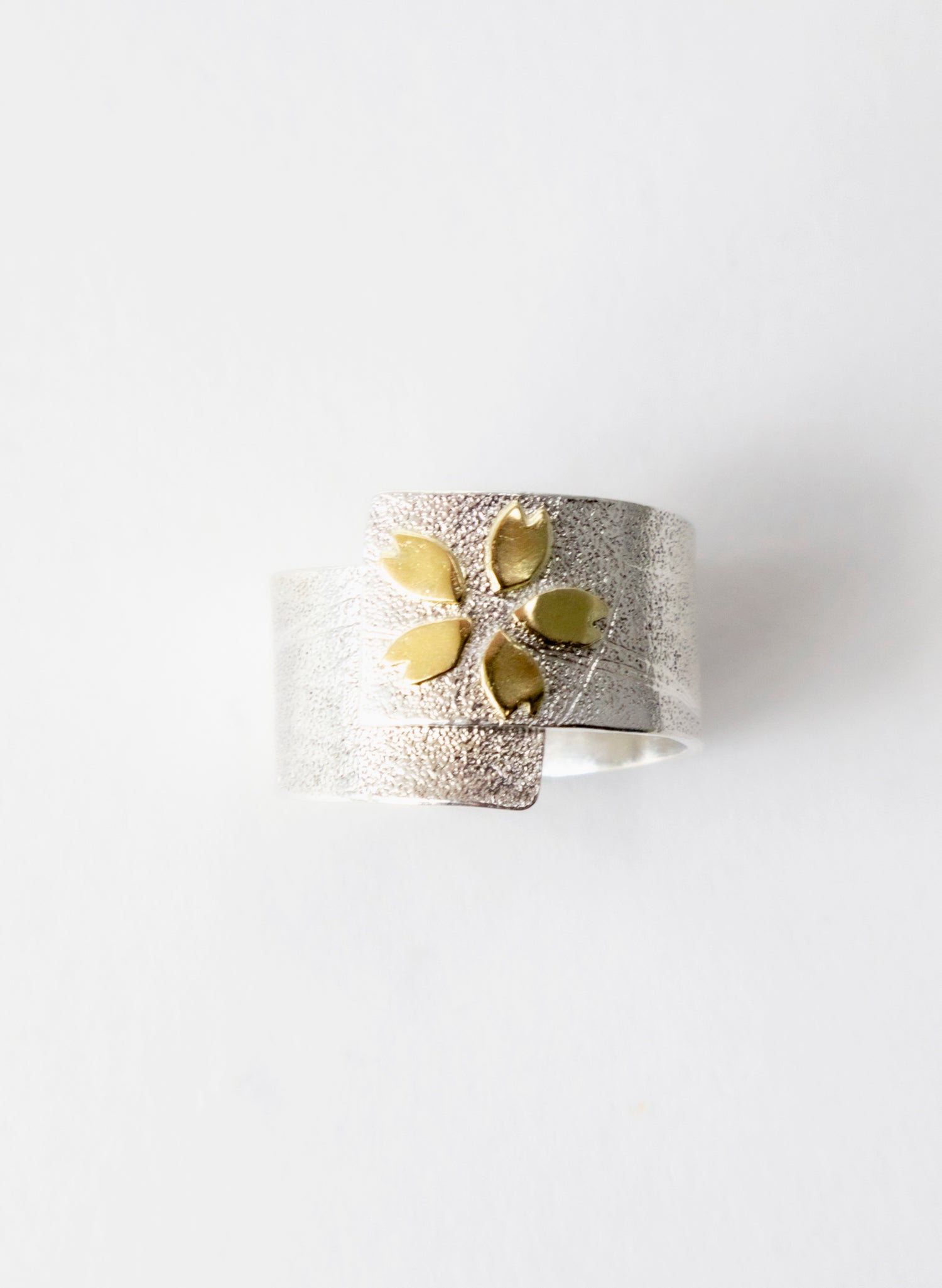 Sakura Gold Petal Ring