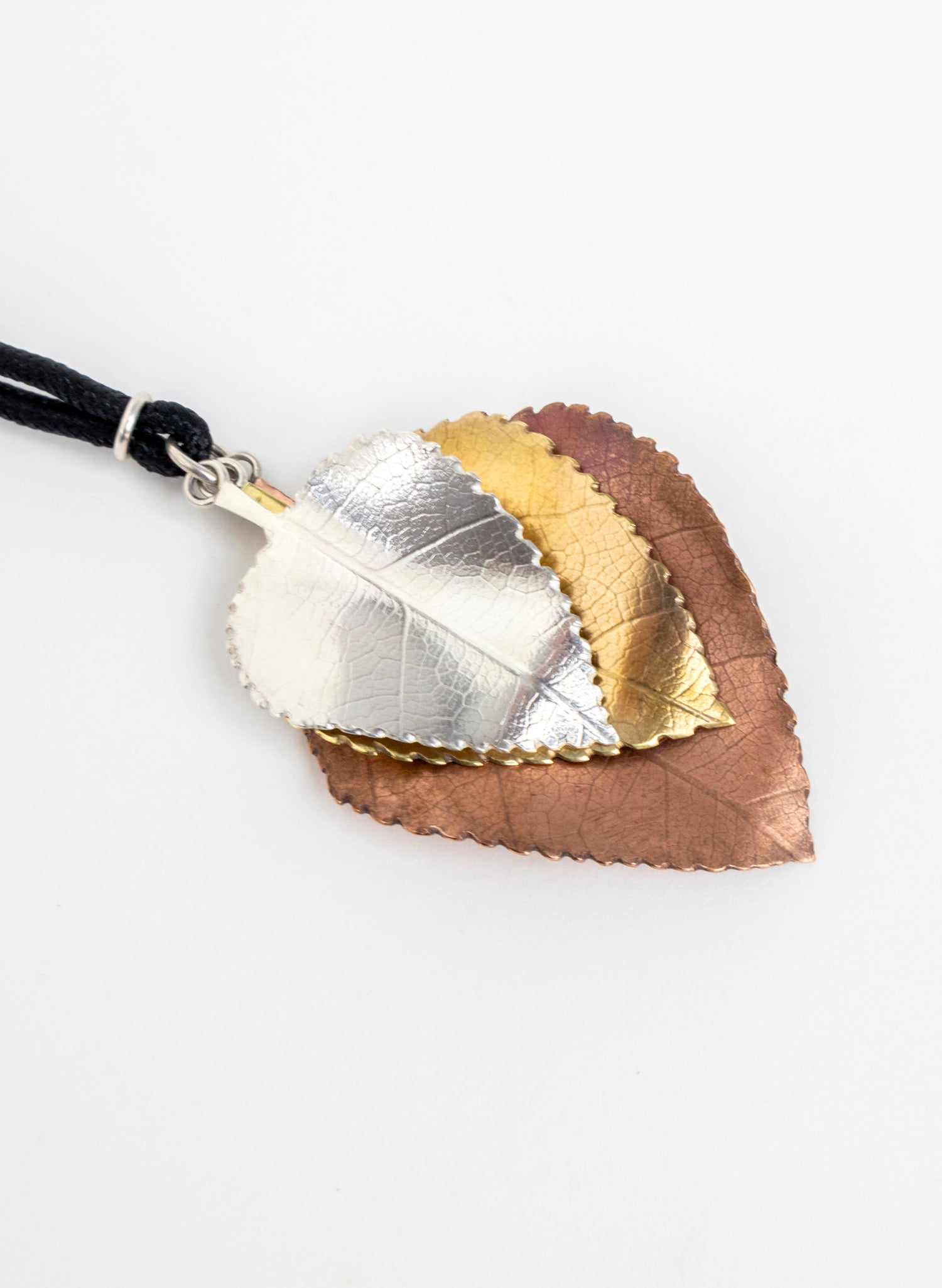 Layered Leaf Pendant