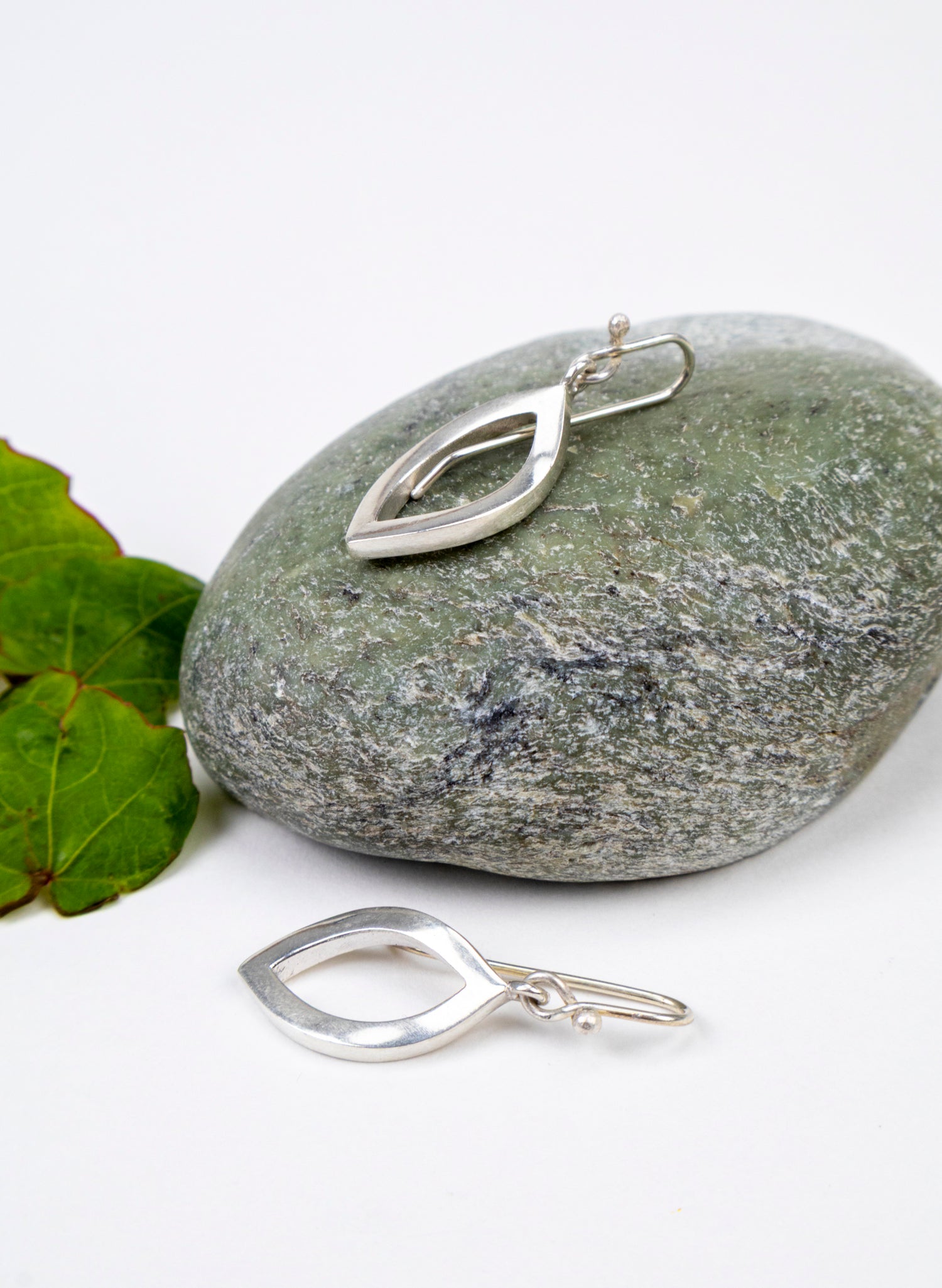 Open Leaf Earrings