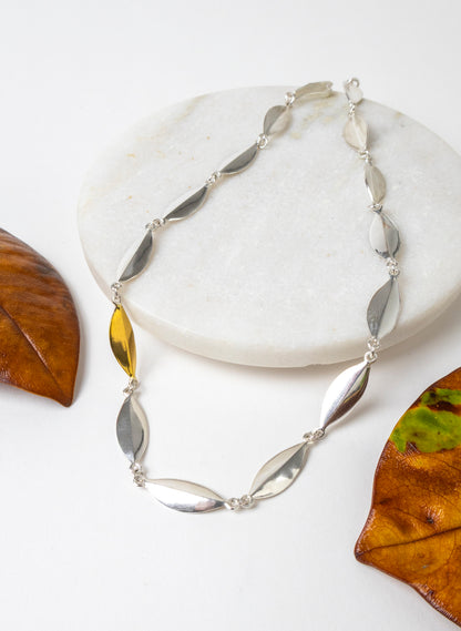Mirror Leaf Necklace
