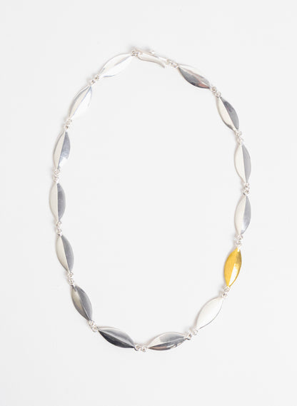 Mirror Leaf Necklace