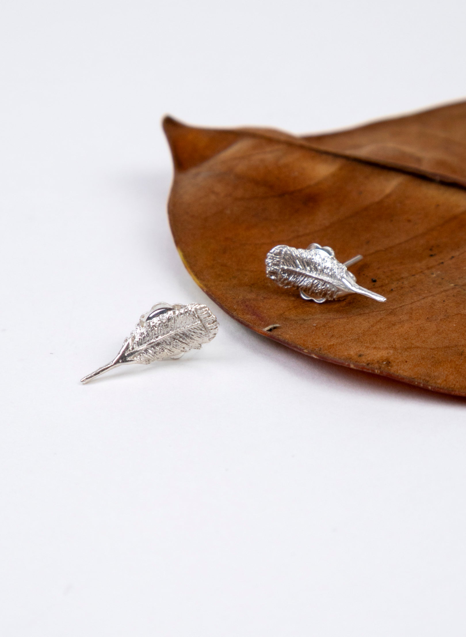 Small Feather Studs