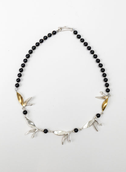 Bamboo 5 Leaf Necklace