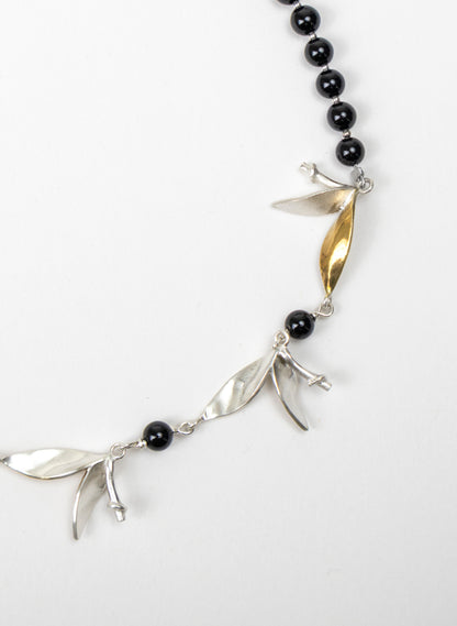Bamboo 5 Leaf Necklace