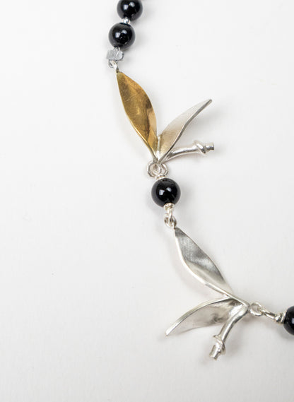 Bamboo 5 Leaf Necklace